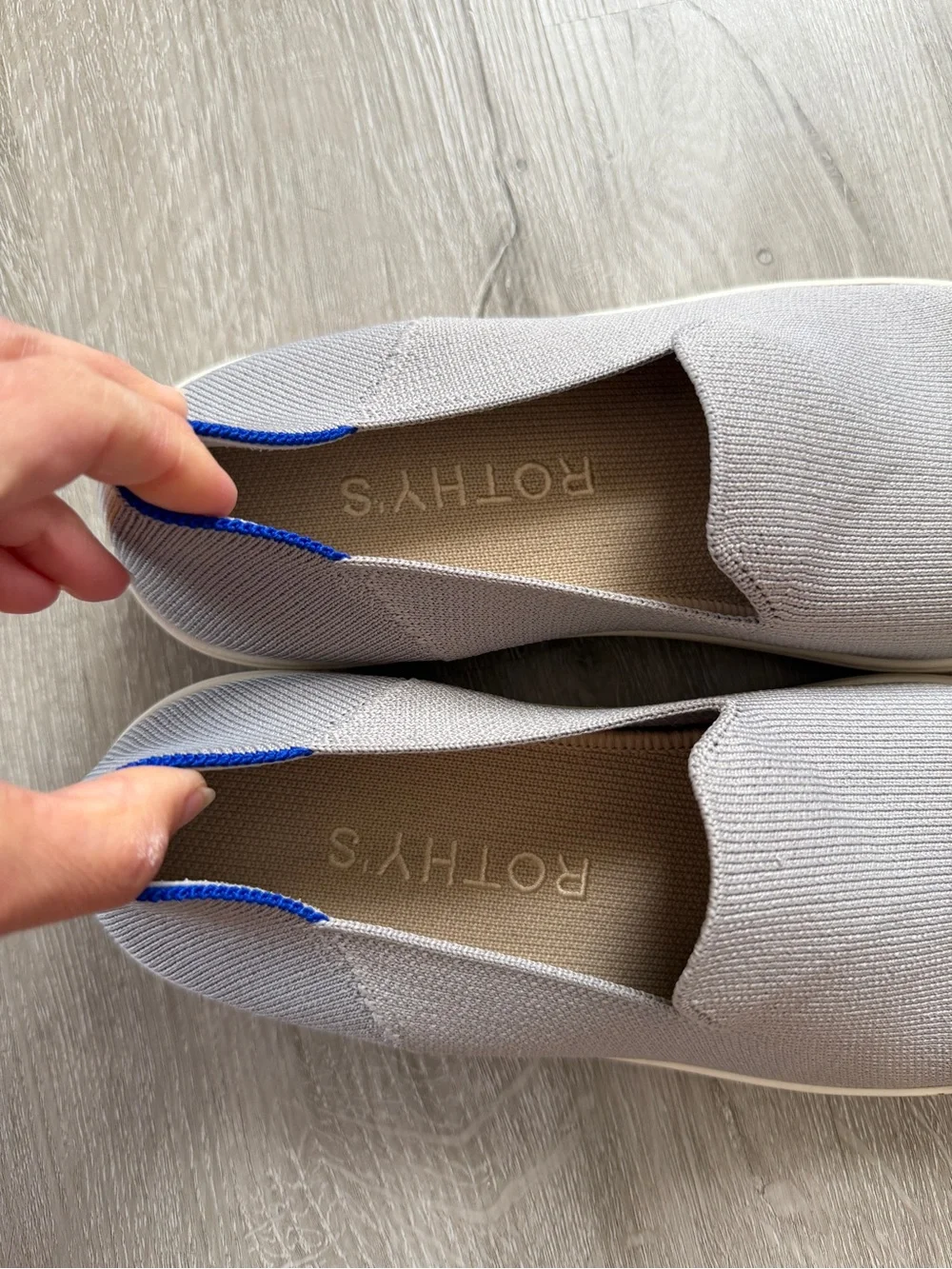 ROTHY’S Gray Sneaker Loafers 10